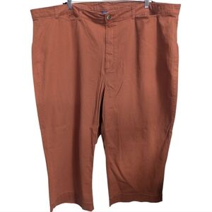 Old Navy Women's Capri Pants Cropped Sz 30 Curvy Orange Brown Wide Leg NEW W-461